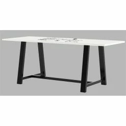 Best Sale ✔️ KFI Furniture KFI 42 X 96 X 36" H Table With WHITEBOARD TOP - Engineered Wood 😍