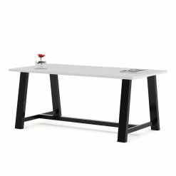 Hot Sale 💯 KFI Furniture KFI Midtown 3.5 X 6 FT Conference Table - Fashion Grey - Standard Height 🎉