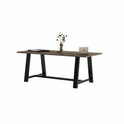 Best Pirce 🤩 KFI Furniture KFI Midtown 3.5 X 7 FT Conference Table - Studio Teak - Standard Height 🥰 -Guest Chairs Sales 2196630 1 L