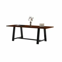 Best deal ✨ KFI Furniture KFI Midtown 3.5 X 8 FT Conference Table - Mahogany - Standard Height 🔥 -Guest Chairs Sales 2196649 1 L