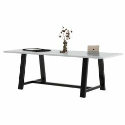 Promo ❤️ KFI Furniture KFI Midtown 3.5 X 8 FT Conference Table - Fashion Grey - Standard Height 🧨