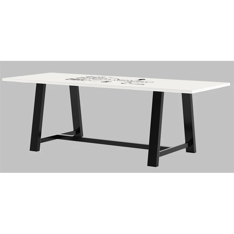 Promo ๐ KFI Furniture KFI Midtown 3.5 X 10 FT Conference Table - White - 30in Height - Engineered Wood ๐งจ 1 Promo ๐ KFI Furniture KFI Midtown 3.5 X 10 FT Conference Table - White - 30in Height - Engineered Wood ๐งจ