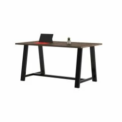 Coupon 👏 KFI Furniture KFI Midtown 3.5 X 6 FT Conference Table - Studio Teak - Standard Height 👏 -Guest Chairs Sales 2196692 1 L