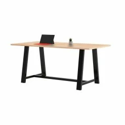 Discount 😉 KFI Furniture KFI Midtown 3.5 X 7 FT Conference Table - Maple - Counter Table Height 🎉 -Guest Chairs Sales 2196710 1 L