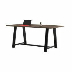 Buy 🥰 KFI Furniture KFI Midtown 3.5 X 7 FT Conference Table - Studio Teak - Standard Height 🤩 -Guest Chairs Sales 2196712 1 L