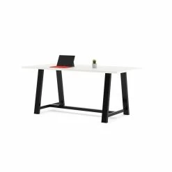 Discount 🛒 KFI Furniture KFI Midtown 3.5 X 7 FT Conference Table - White - Standard Height 🤩 -Guest Chairs Sales 2196722 1 L