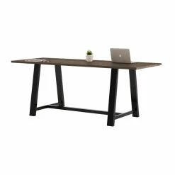 Best Pirce 👍 KFI Furniture KFI Midtown 3 X 8 FT Conference Table - Studio Teak - Standard Height 👏