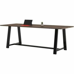 New 🎁 KFI Furniture KFI Midtown 3.5 X 9 FT Conference Table - Studio Teak - Standard Height 😍