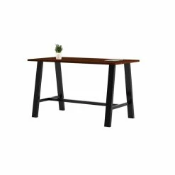 Best reviews of ⭐ KFI Furniture KFI Midtown 3 X 6 FT Conference Table - Mahogany - Bistro Height 🎉 -Guest Chairs Sales 2196772 1 L