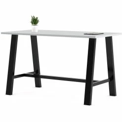 Deals 🔔 KFI Furniture KFI Midtown 3 X 6 FT Conference Table - Fashion Grey - Bistro Height ✔️