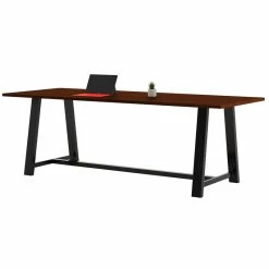 Cheapest 🥰 KFI Furniture KFI Midtown 3 X 7 FT Conference Table - Maple - Bistro Height 🎉