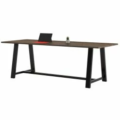Budget 🎉 KFI Furniture KFI Midtown 3.5 X 7 FT Conference Table - Mahogany - Bistro Height 😀