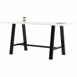Cheap 👍 KFI Furniture KFI Midtown 3 X 8 FT Conference Table - Designer White - Bistro Height ❤️