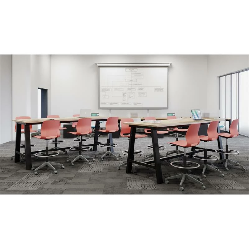 Best Sale โ๏ธ KFI Furniture KFI Midtown 3.5 X 10 FT Conference Table - White - Bistro Height ๐ 4 Best Sale โ๏ธ KFI Furniture KFI Midtown 3.5 X 10 FT Conference Table - White - Bistro Height ๐ - Image 4