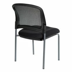 Wholesale ๐ Office Star Titanium Finish Black Fabric Visitor's Chair With ProGrid Back And Straight Legs โ 9 Wholesale ๐ Office Star Titanium Finish Black Fabric Visitor's Chair With ProGrid Back And Straight Legs โ -Guest Chairs Sales 2199867 4 L