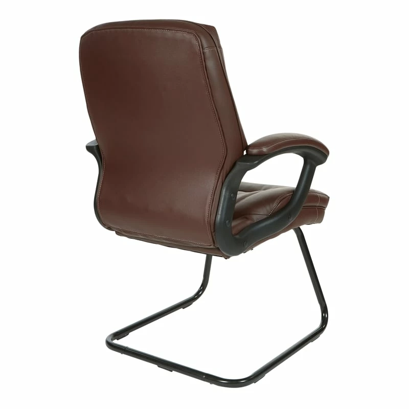 Wholesale ๐ฅ Office Star Executive Chocolate Faux Leather Visitor Chair With Contrast Stitching โค๏ธ 5 Wholesale ๐ฅ Office Star Executive Chocolate Faux Leather Visitor Chair With Contrast Stitching โค๏ธ - Image 5