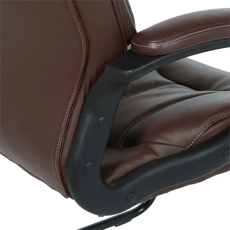 Wholesale ๐ฅ Office Star Executive Chocolate Faux Leather Visitor Chair With Contrast Stitching โค๏ธ 6 Wholesale ๐ฅ Office Star Executive Chocolate Faux Leather Visitor Chair With Contrast Stitching โค๏ธ - Image 6