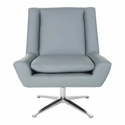 Wholesale 🛒 Office Star Guest Chair In Charcoal Gray Faux Leather And Aluminum Base 💯 -Guest Chairs Sales 2204758 2 L