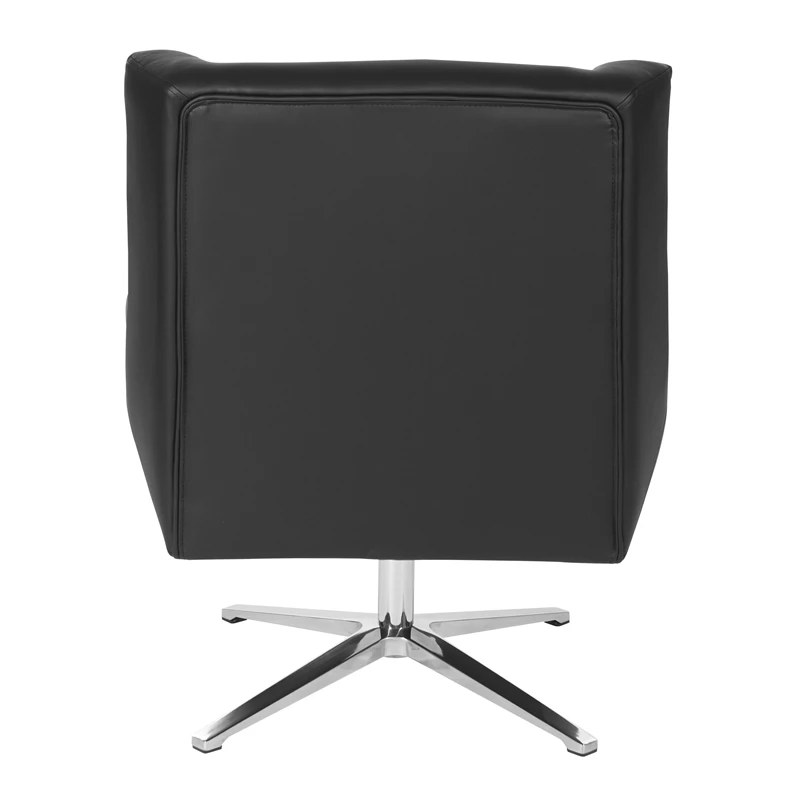 Best deal ๐ Office Star OSP Home Furnishings Guest Chair In Black Faux Leather And Aluminum Base โค๏ธ 5 Best deal ๐ Office Star OSP Home Furnishings Guest Chair In Black Faux Leather And Aluminum Base โค๏ธ - Image 5
