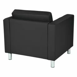 Best Pirce ๐ Pacific Armchair In Dillon Black Vinyl By Office Star ๐ฅฐ 6 Best Pirce ๐ Pacific Armchair In Dillon Black Vinyl By Office Star ๐ฅฐ -Guest Chairs Sales 2209035 2 L