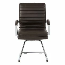 Flash Sale ๐ Office Star Guest Faux Leather Chair In Espresso With Chrome Base ๐งจ 8 Flash Sale ๐ Office Star Guest Faux Leather Chair In Espresso With Chrome Base ๐งจ -Guest Chairs Sales 2209431 2 L