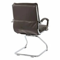 Flash Sale ๐ Office Star Guest Faux Leather Chair In Espresso With Chrome Base ๐งจ 11 Flash Sale ๐ Office Star Guest Faux Leather Chair In Espresso With Chrome Base ๐งจ -Guest Chairs Sales 2209431 5 L