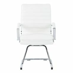 Outlet ๐ฅ Office Star Guest Faux Leather Chair In White With Chrome Base โญ 7 Outlet ๐ฅ Office Star Guest Faux Leather Chair In White With Chrome Base โญ -Guest Chairs Sales 2209432 2 L