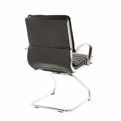 Cheapest ⭐ Office Star Guest Faux Leather Chair In Black With Chrome Base 🔥 -Guest Chairs Sales 2209491 6 L