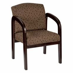 Top 10 βοΈ Office Star Visitor's Chair In Cocoa Fabric With Mahogany Finish Wood π