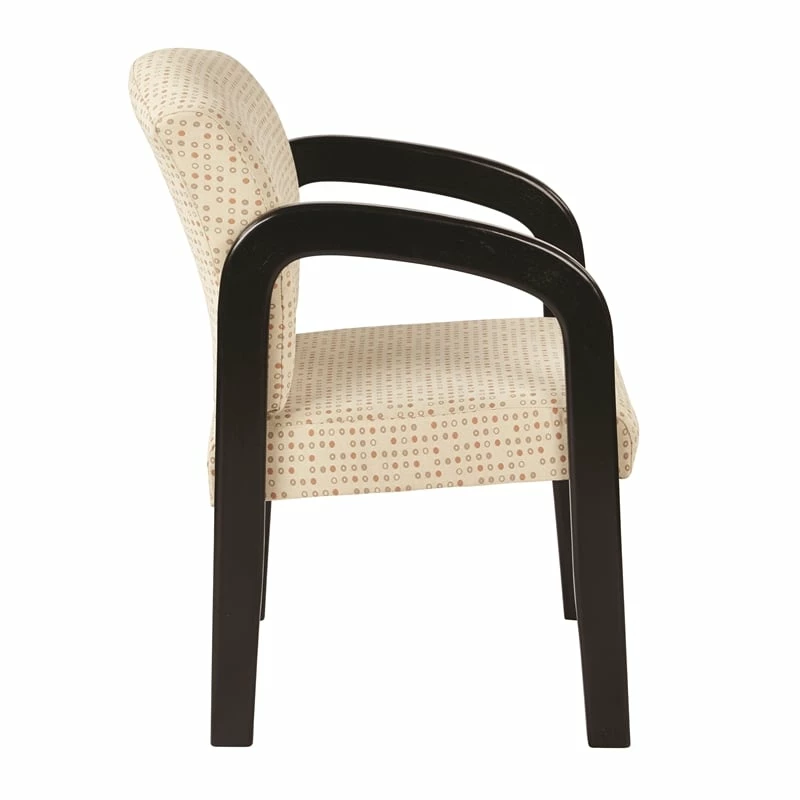 Coupon ๐ฏ Office Star Guest Chair In Luna Cream Faux Leather With Espresso Finish Leg ๐ 2 Coupon ๐ฏ Office Star Guest Chair In Luna Cream Faux Leather With Espresso Finish Leg ๐ - Image 2