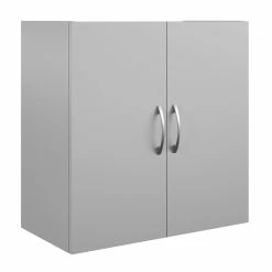New π Ameriwood Home SystemBuild Lonn 24" Wall Cabinet In Dove Gray π