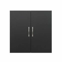 Flash Sale 😀 Ameriwood Home SystemBuild Lonn 24" Wall Cabinet In Black 💯 -Guest Chairs Sales 2216369 8 L