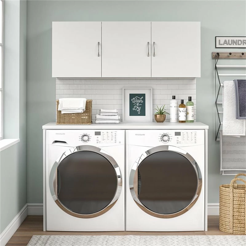 Budget โ Ameriwood Home SystemBuild Lonn 54" Wall Cabinet In White ๐ 2 Budget โ Ameriwood Home SystemBuild Lonn 54" Wall Cabinet In White ๐ - Image 2