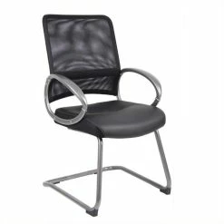 Wholesale 🛒 Boss Office Products Mesh Guest Chair In Black 🎉