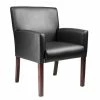 Budget 😀 Scranton & Co Contemporary Reception Arm Chair In Black 🛒