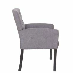 New ๐ฅ Scranton & Co Button-tufted Accent Chair In Slate Gray โ 8 New ๐ฅ Scranton & Co Button-tufted Accent Chair In Slate Gray โ -Guest Chairs Sales 2226300 4 L