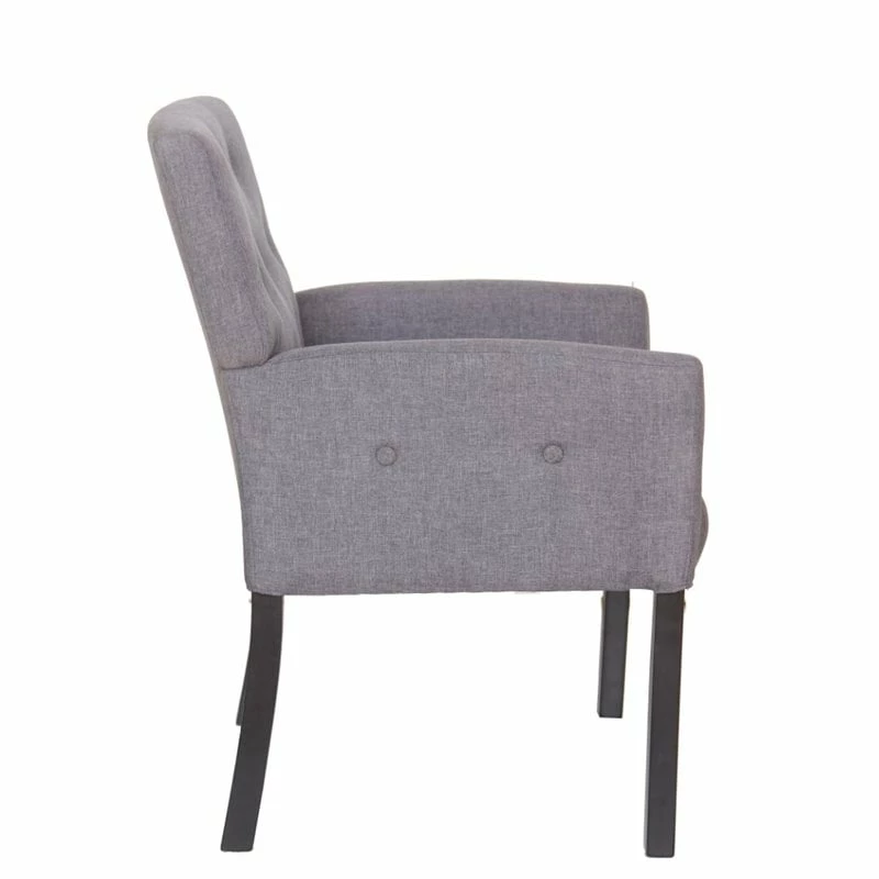 New ๐ฅ Scranton & Co Button-tufted Accent Chair In Slate Gray โ 4 New ๐ฅ Scranton & Co Button-tufted Accent Chair In Slate Gray โ - Image 4