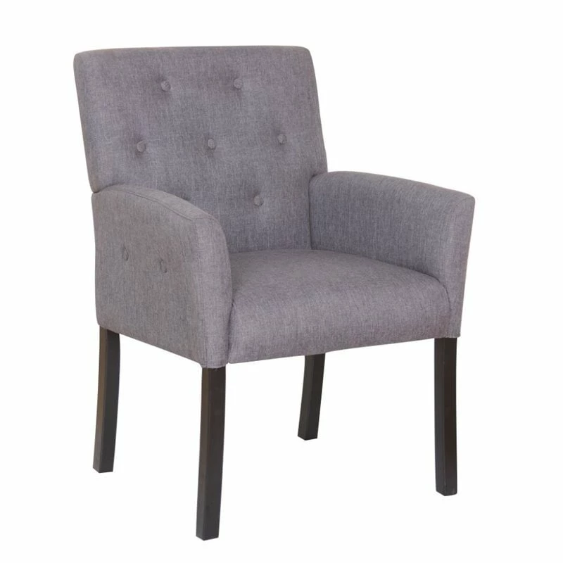 New ๐ฅ Scranton & Co Button-tufted Accent Chair In Slate Gray โ 1 New ๐ฅ Scranton & Co Button-tufted Accent Chair In Slate Gray โ