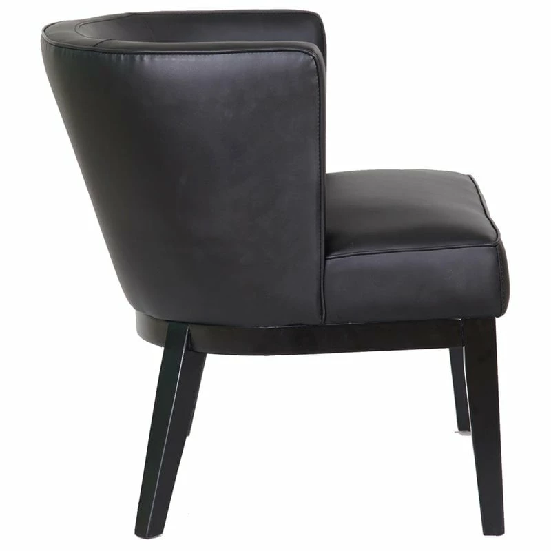 Best reviews of π Scranton & Co Faux Leather Reception Chair In Black And Driftwood π 3 Best reviews of π Scranton & Co Faux Leather Reception Chair In Black And Driftwood π - Image 3