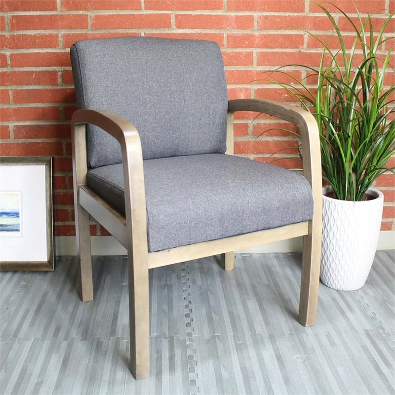 Best Sale ๐ Scranton & Co Guest Chair In Slate Gray And Driftwood ๐ 2 Best Sale ๐ Scranton & Co Guest Chair In Slate Gray And Driftwood ๐ - Image 2