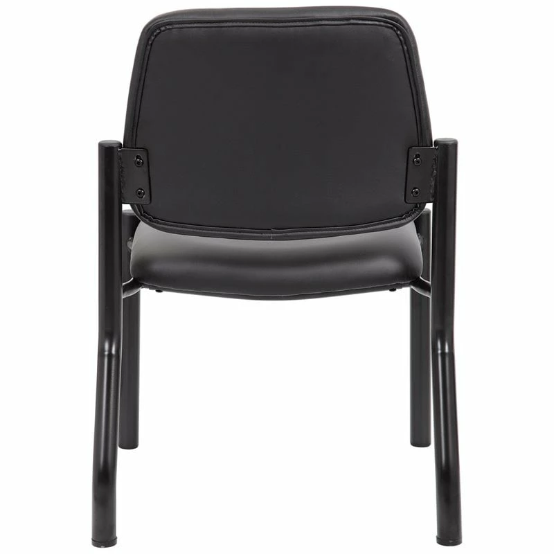 Deals ๐ Scranton & Co Faux Leather Guest Chair In Black ๐ 5 Deals ๐ Scranton & Co Faux Leather Guest Chair In Black ๐ - Image 5