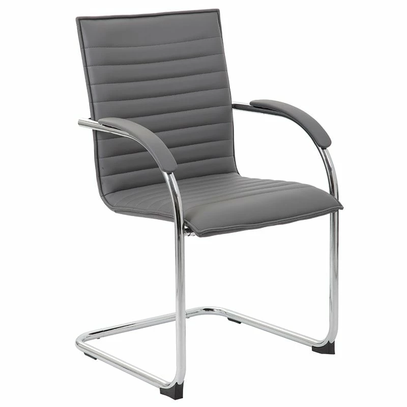 Cheap ๐ Scranton & Co Faux Leather Office Chair In Gray (Set Of 2) โ๏ธ 1 Cheap ๐ Scranton & Co Faux Leather Office Chair In Gray (Set Of 2) โ๏ธ
