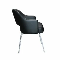 Outlet 🔥 Scranton & Co Black CaressoftPlus Dining Chair In Black 🤩 -Guest Chairs Sales 2226328 4 L