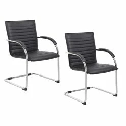 Cheap ๐ Scranton & Co Chrome Frame Side Chair (2 Pack) ๐