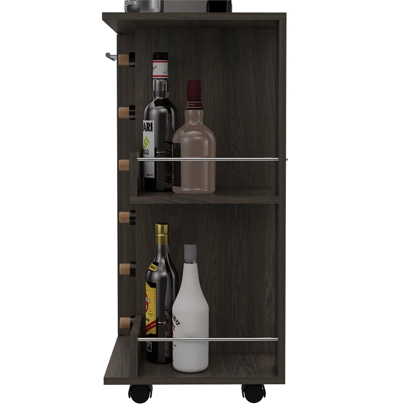 Top 10 β Pemberly Row Bar Cart Cabinet With 6-Cubbies And 2-Shelves In Espresso π 7 Top 10 β Pemberly Row Bar Cart Cabinet With 6-Cubbies And 2-Shelves In Espresso π - Image 7