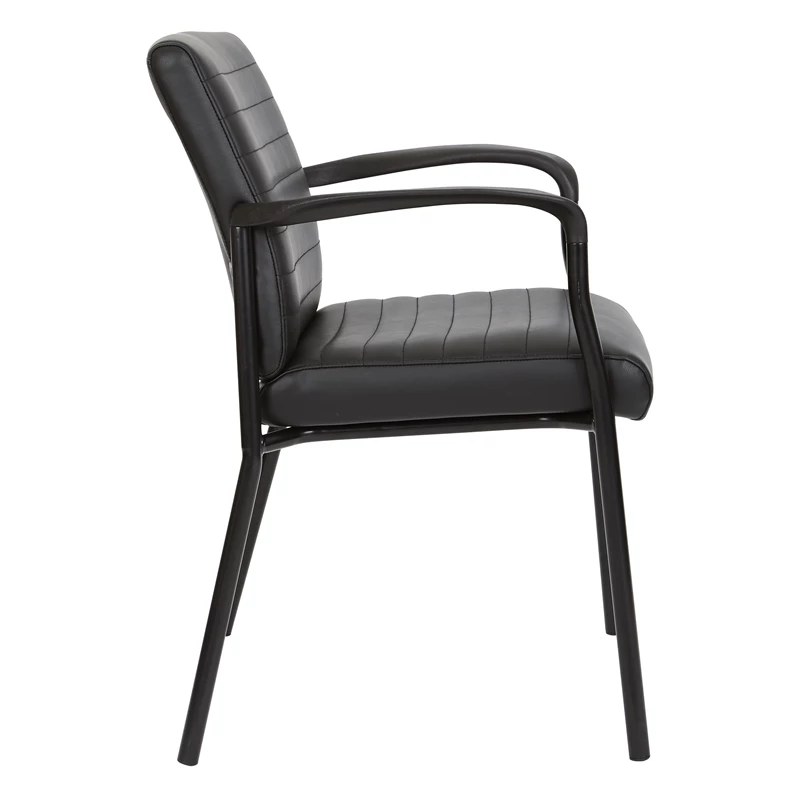 Top 10 🧨 Office Star Guest Chair In Black Faux Leather With Black Frame ❤️ 3 Top 10 🧨 Office Star Guest Chair In Black Faux Leather With Black Frame ❤️ - Image 3
