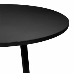 Buy 🥰 OSP Home Furnishings Prado 42" Engineered Wood Round Conference Table With Black Laminate Top 🎉 -Guest Chairs Sales 2232374 4 L