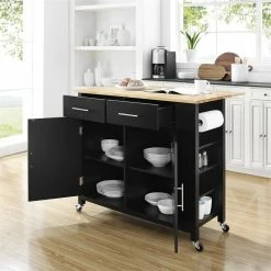 Deals β Crosley Furniture Savannah Wood Top Drop Leaf Kitchen Island/Cart In Black π 28 Deals β Crosley Furniture Savannah Wood Top Drop Leaf Kitchen Island/Cart In Black π -Guest Chairs Sales 2248105 2 L