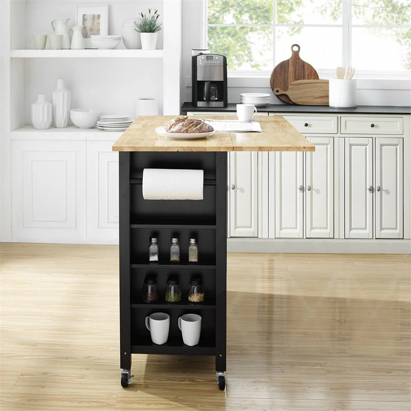 Deals β Crosley Furniture Savannah Wood Top Drop Leaf Kitchen Island/Cart In Black π 13 Deals β Crosley Furniture Savannah Wood Top Drop Leaf Kitchen Island/Cart In Black π - Image 13