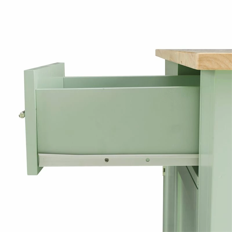 Budget π₯ Crosley Furniture Savannah Wood Top Drop Leaf Kitchen Island/Cart In Mint Green β€οΈ 7 Budget π₯ Crosley Furniture Savannah Wood Top Drop Leaf Kitchen Island/Cart In Mint Green β€οΈ - Image 7